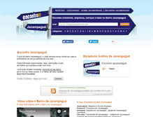 Tablet Screenshot of encontrajacarepagua.com.br